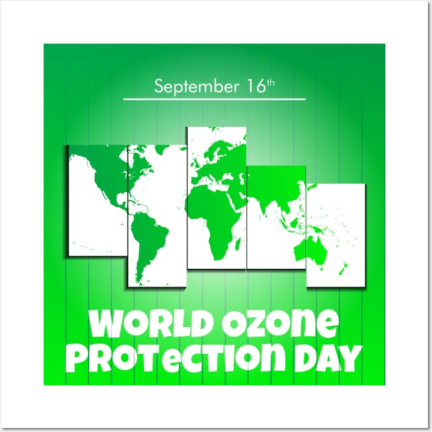 World Ozon Protection Day Wall Art by Khenyot